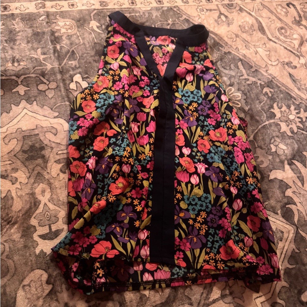 Chic Nation Floral Tank Top - Multicolor
